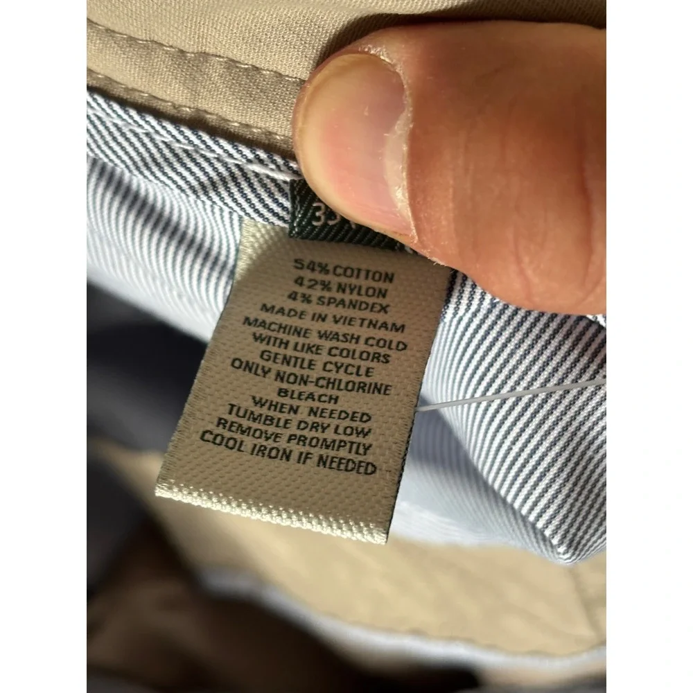Duck Head Harbor Performance Chino Pants Men's 32x31 Stone Khaki Stretch
